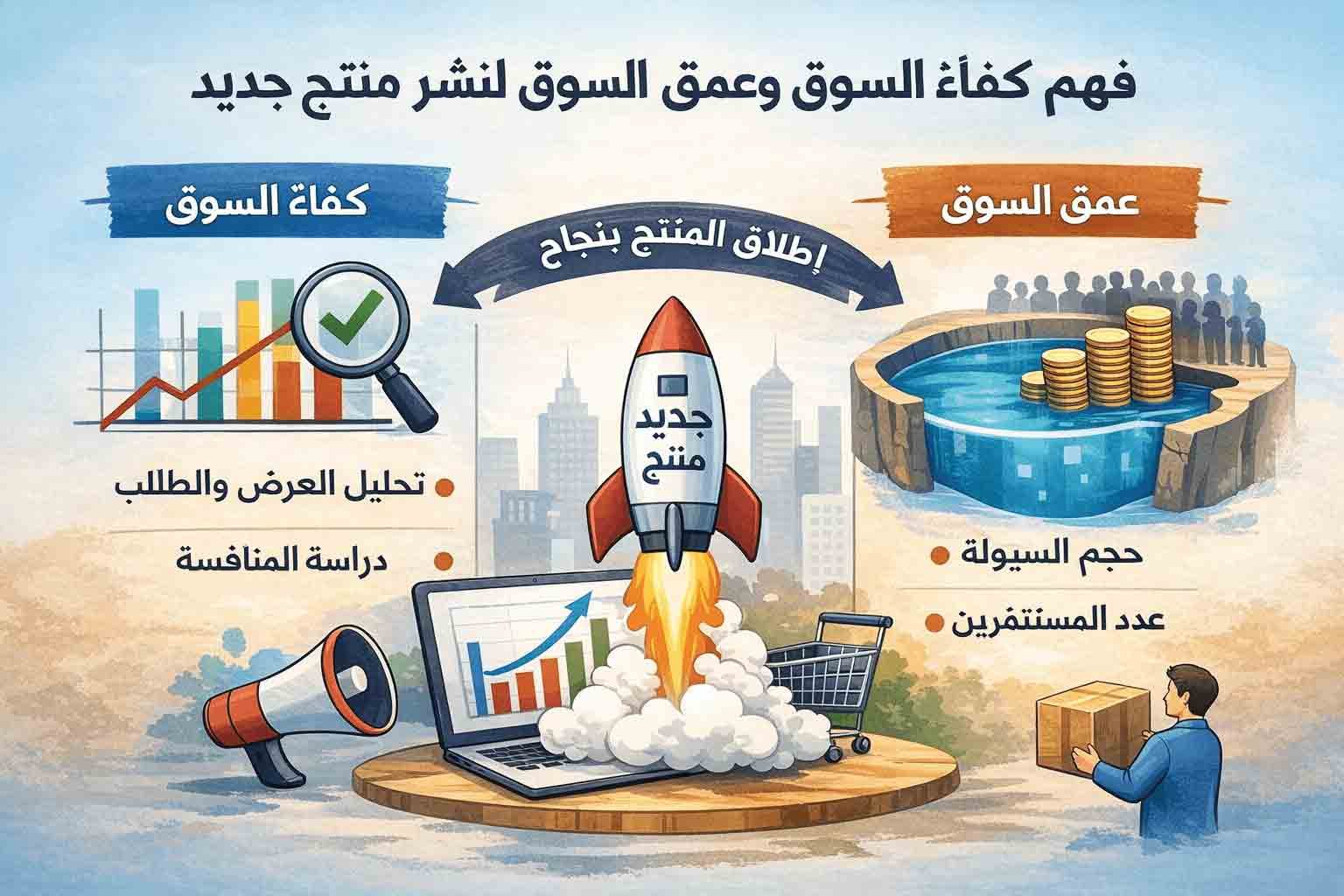 طرح منتج جديد في السوق